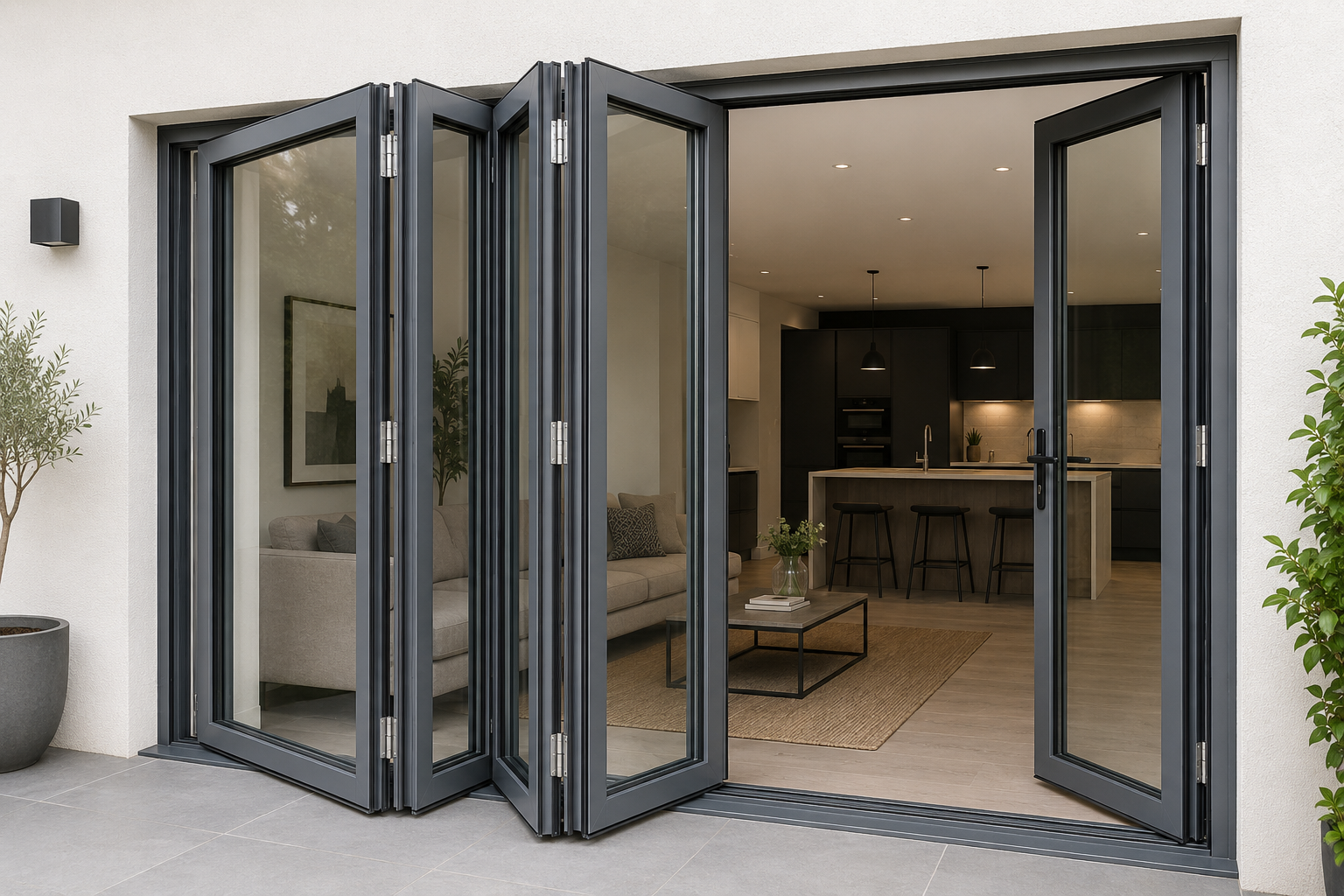 Vero Aluminium Aluminium Folding Doors
